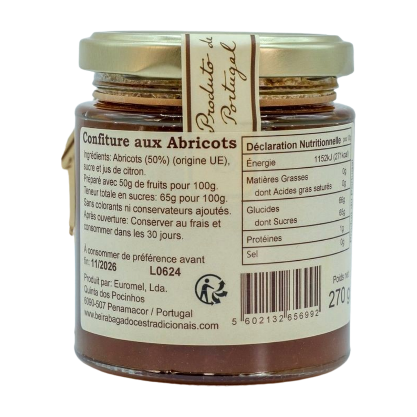 Confiture d abricot (270g) 2 