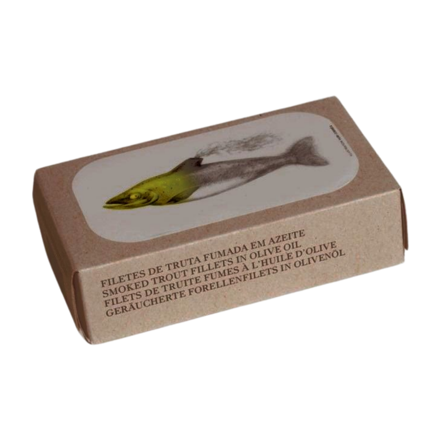 Filets de truite fumée à l'huile d'olive extra vierge