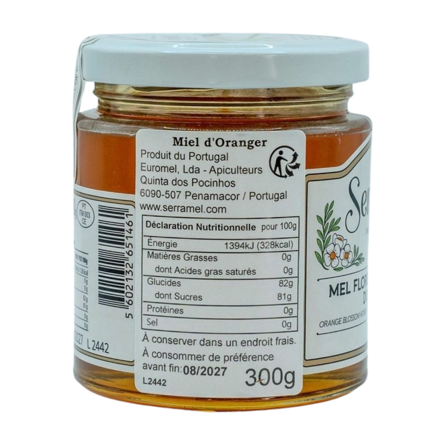 Miel de Fleur d'Oranger de l'Algarve - 300g