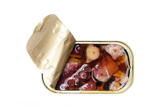 Poulpe a l'huile d'olive et a l'ail 2