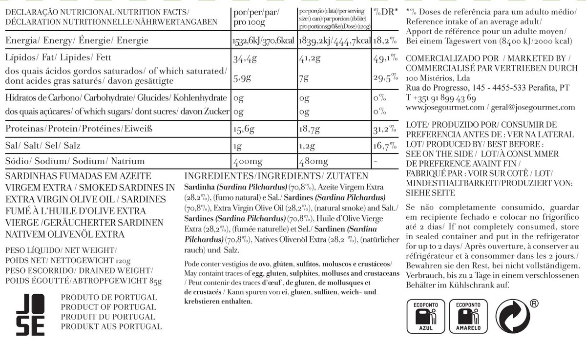 Sardine fumee à l'huile d'olive extra vierge 4