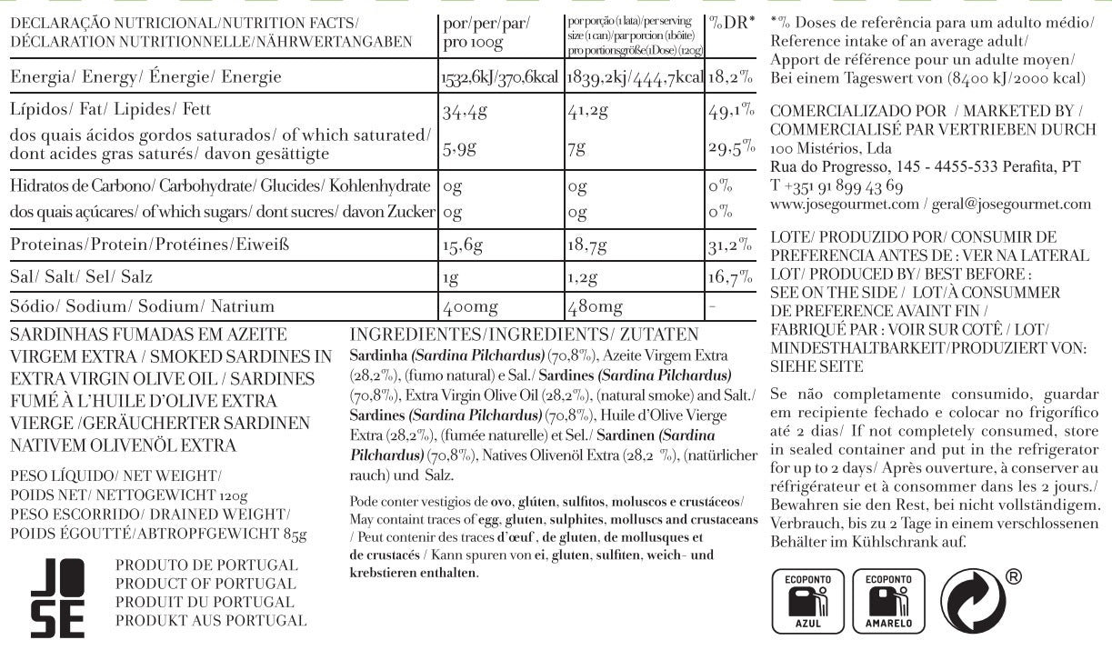 Sardine fumee à l'huile d'olive extra vierge 4